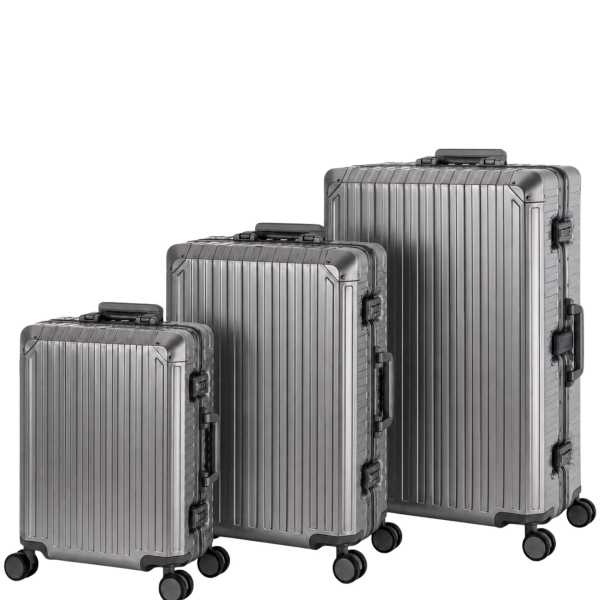 Kofferset 100% Aluminium TOKYO - silber - S+M+XL
