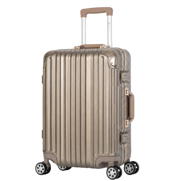 Travelhouse London Handgepäck Koffer S Rot 55 x 37 x 23 cm | Polycarbonat-Hartschale | TSA-Schloss, Aluminiumrahmen