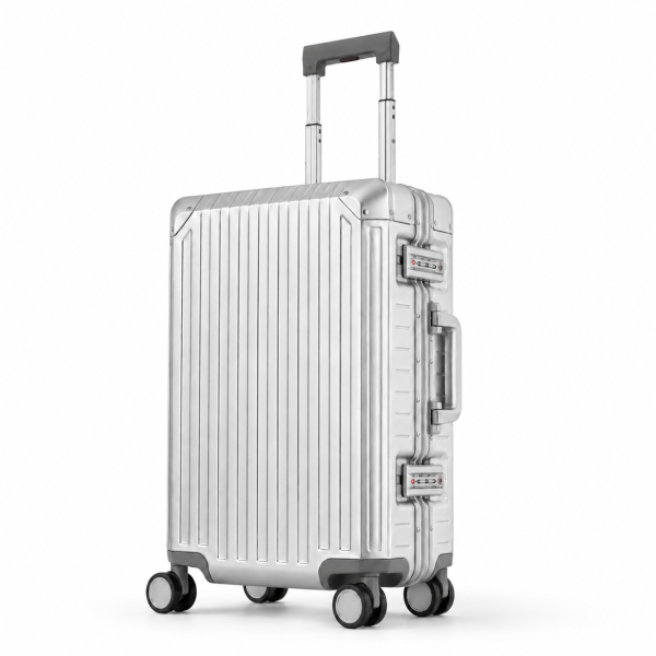Travelhouse Tokyo Handgepäck Koffer S 55 x 36 x 23 cm | Aluminium-Hartschale | TSA-Schloss, Aluminiumrahmen