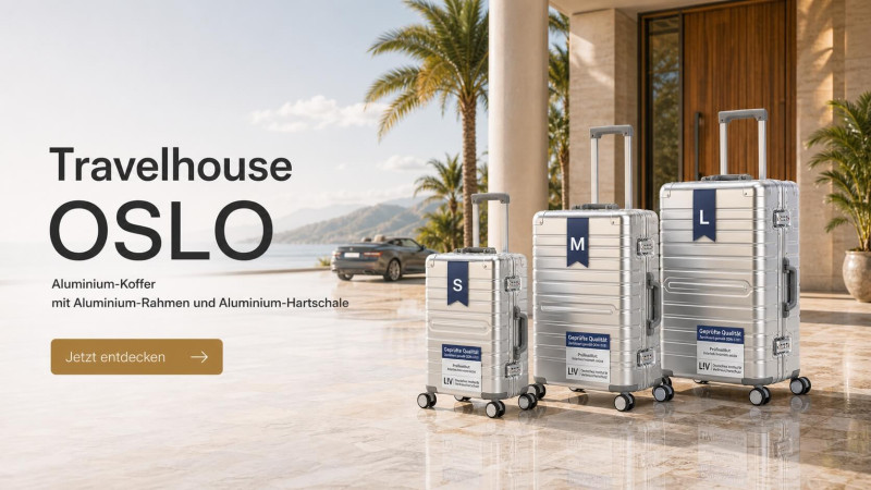 Travelhouse Premium Koffer Serie "Oslo" - Jetzt für eine märchenhafte Reise entdecken. 