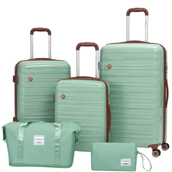 Ascona Trolleys S+M+L inkl. Reisetasche - Grün