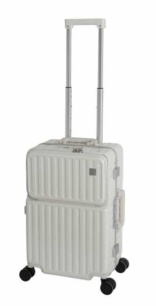 Travelhouse Roma Handgepäck 55x35x23 cm Schalen Trolley mit Vorderfach und USB