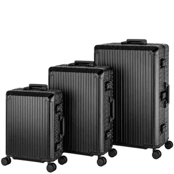 Kofferset 100% Aluminium TOKYO - silber - S+M+XL