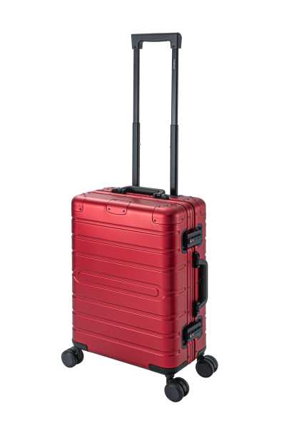 Oslo | Trolley mit 4 Rollen | Aluminium Hartschale | 55 x 36 x 20 cm | 4.0 kg - Handgepäck, Bordtrolley